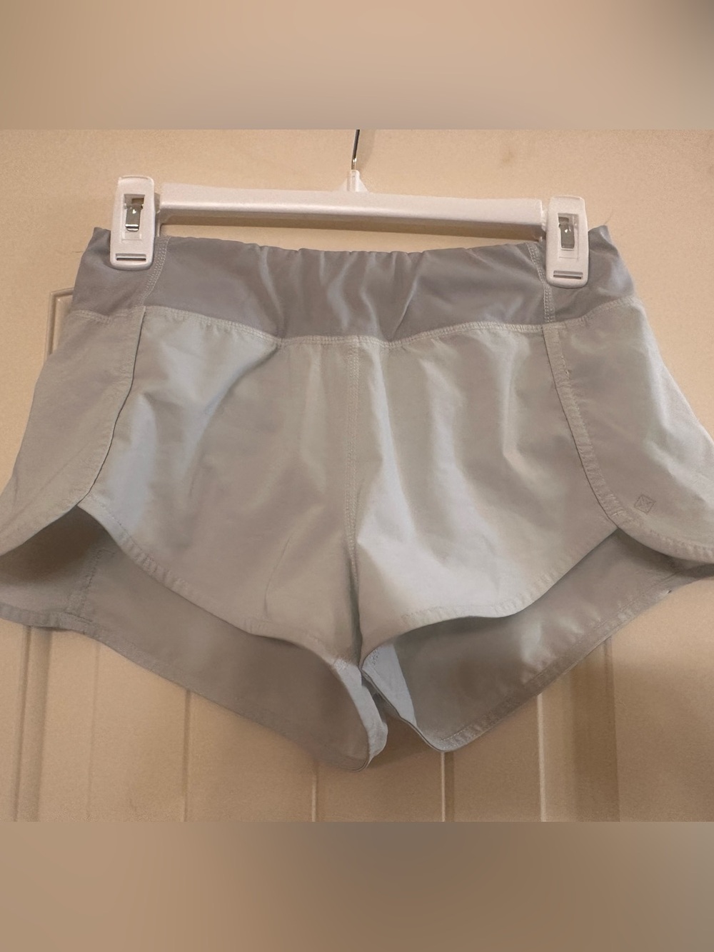 ANTONIO MELANI Light Gray Athletic Shorts with Elastic Waistband
